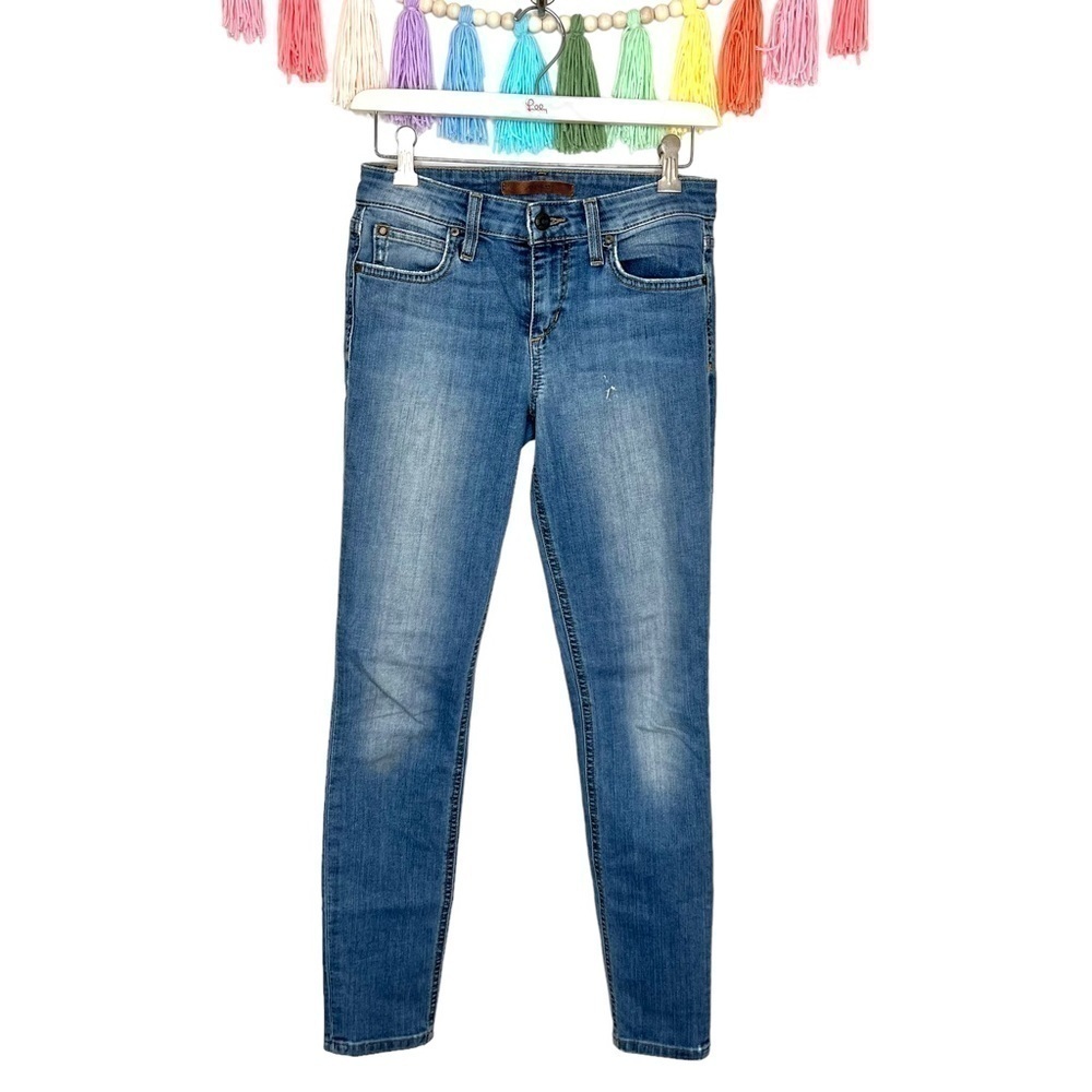 Joe's Lottie Denim Light Wash Mid Rise Skinny Jeans Size 25